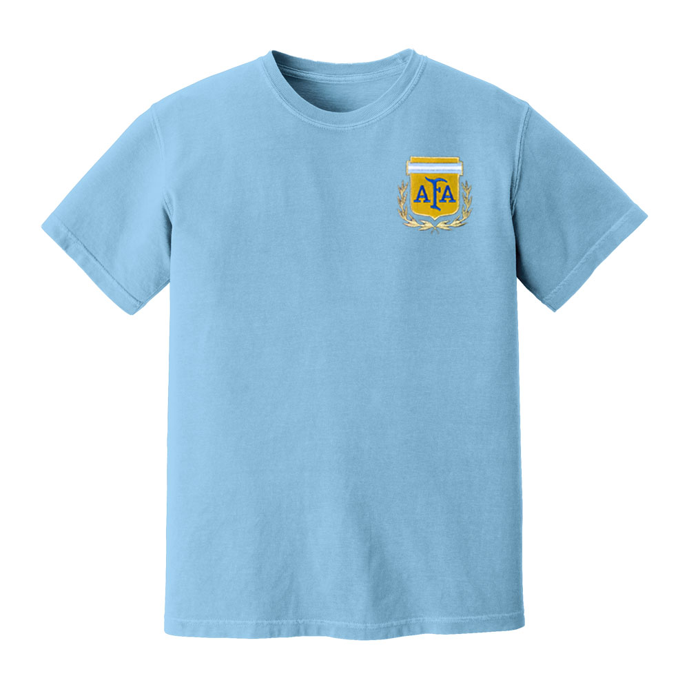 Argentina National Team Embroidered Tee (Sky Blue)