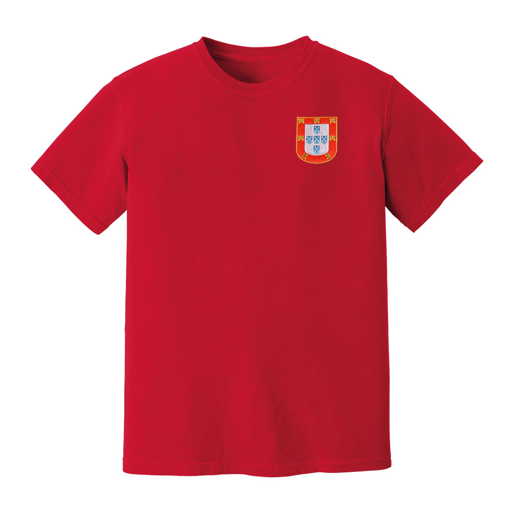 Portugal National Team Embroidered Tee (Red)