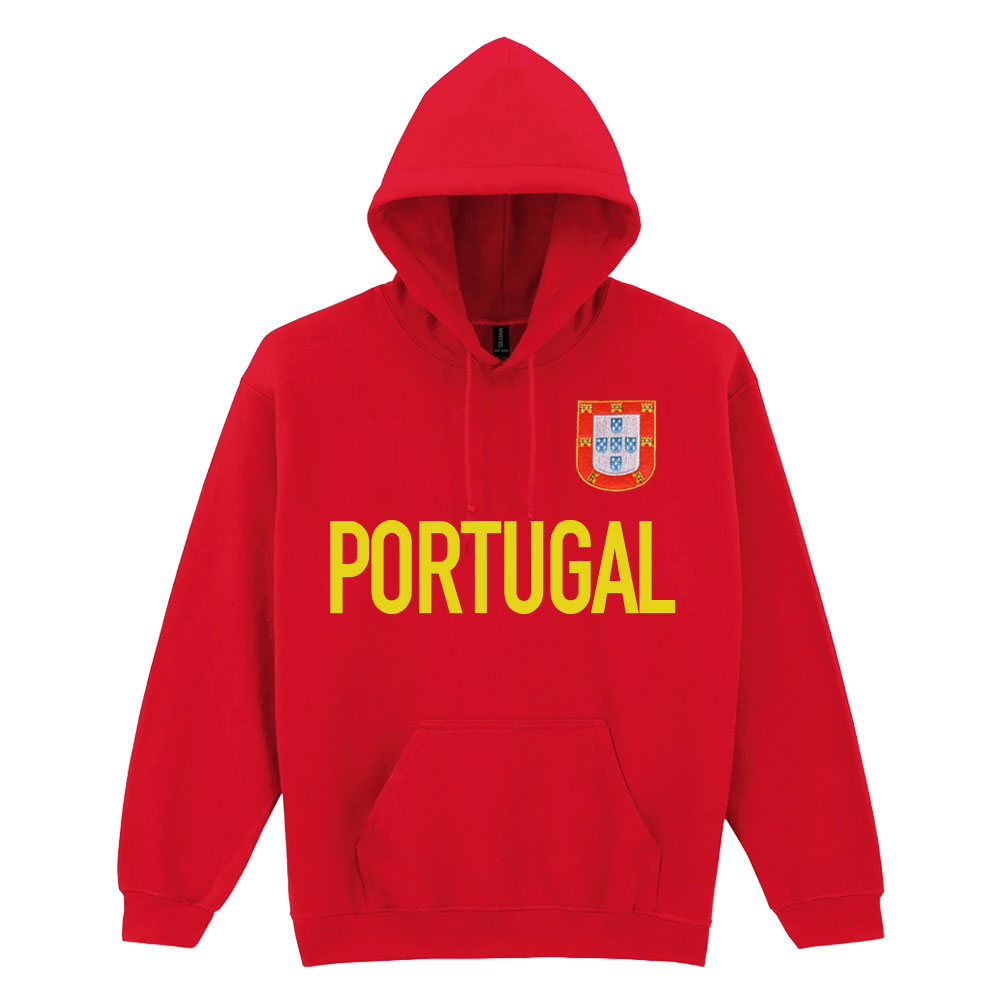 Portugal National Team Text Hoody (Red)