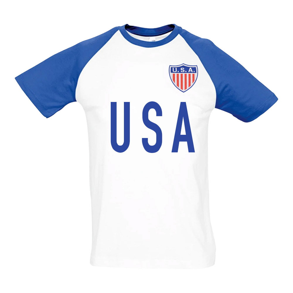USA National Team Contrast Text Tee (White)