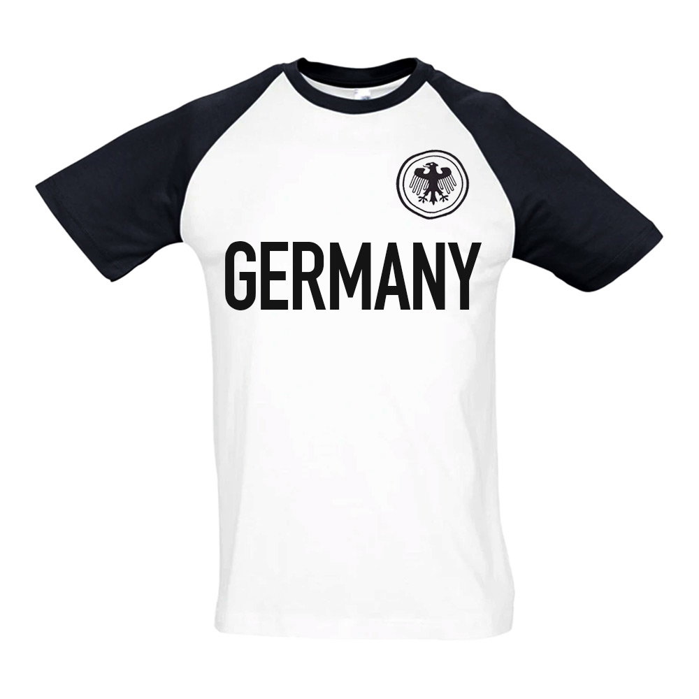 Germany National Team Contrast Text Tee (White)
