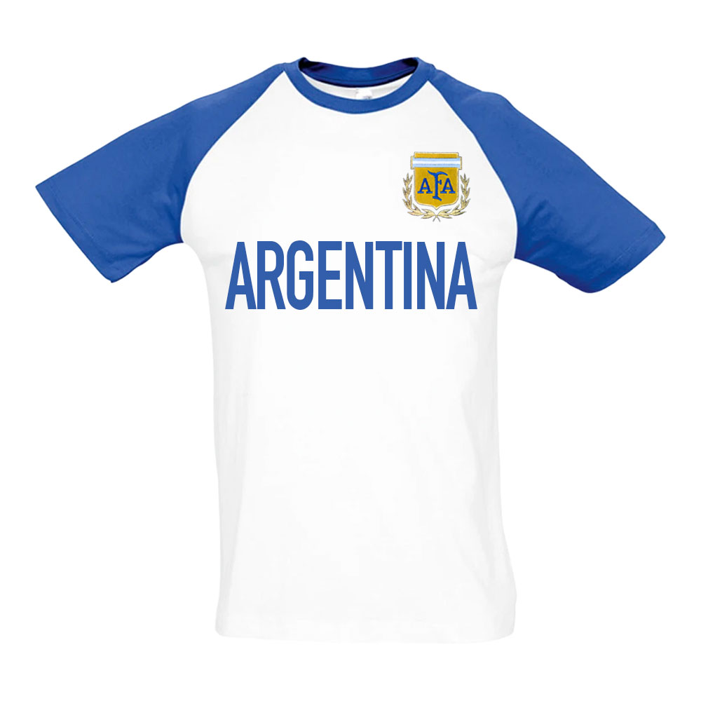 Argentina National Team Contrast Text Tee (White)