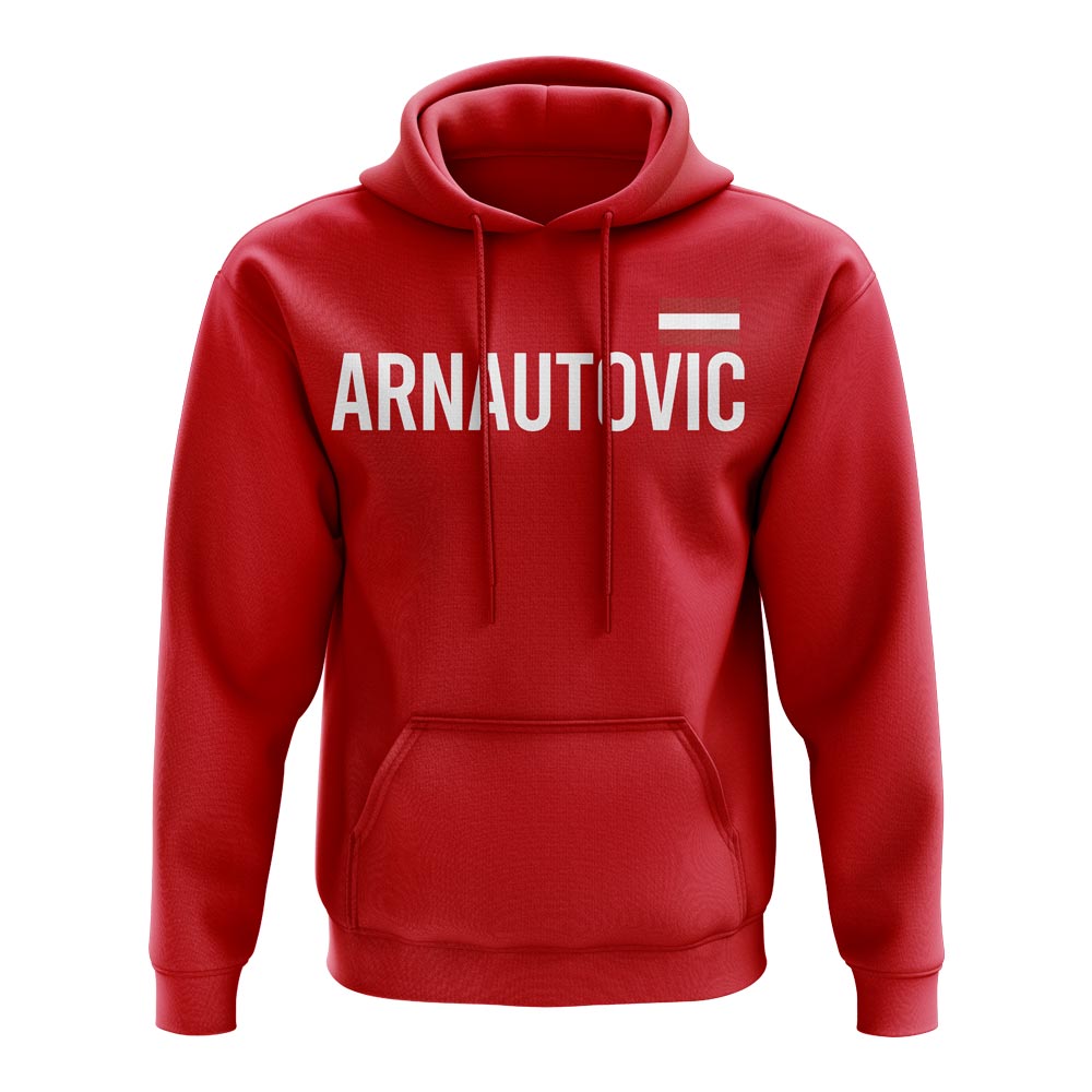 Arnautovic Austria Name Hoody (Red)