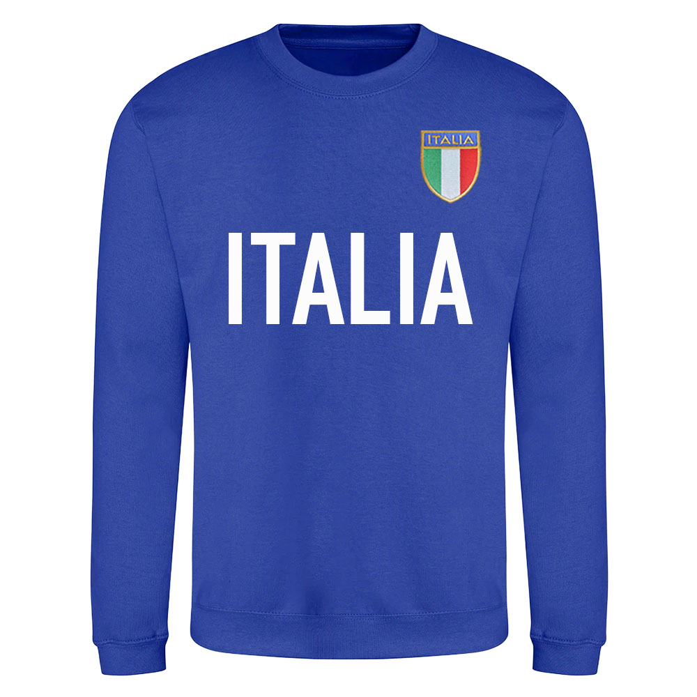Italy National Team Text Sweatshirt (Royal Blue)