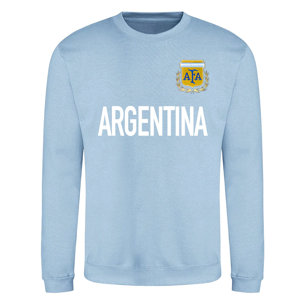 Argentina National Team Text Sweatshirt (Sky Blue)