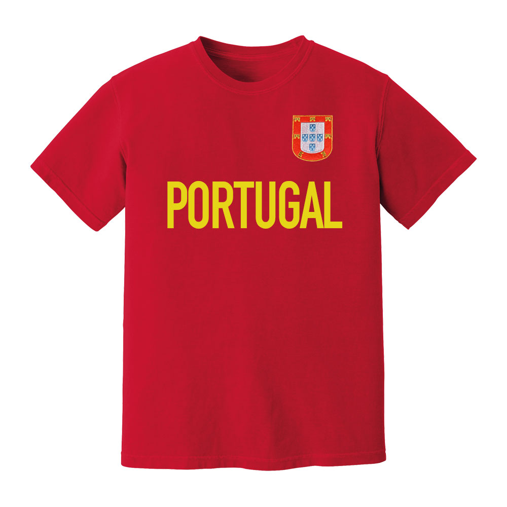 Portugal National Team Text T-shirt (Red)