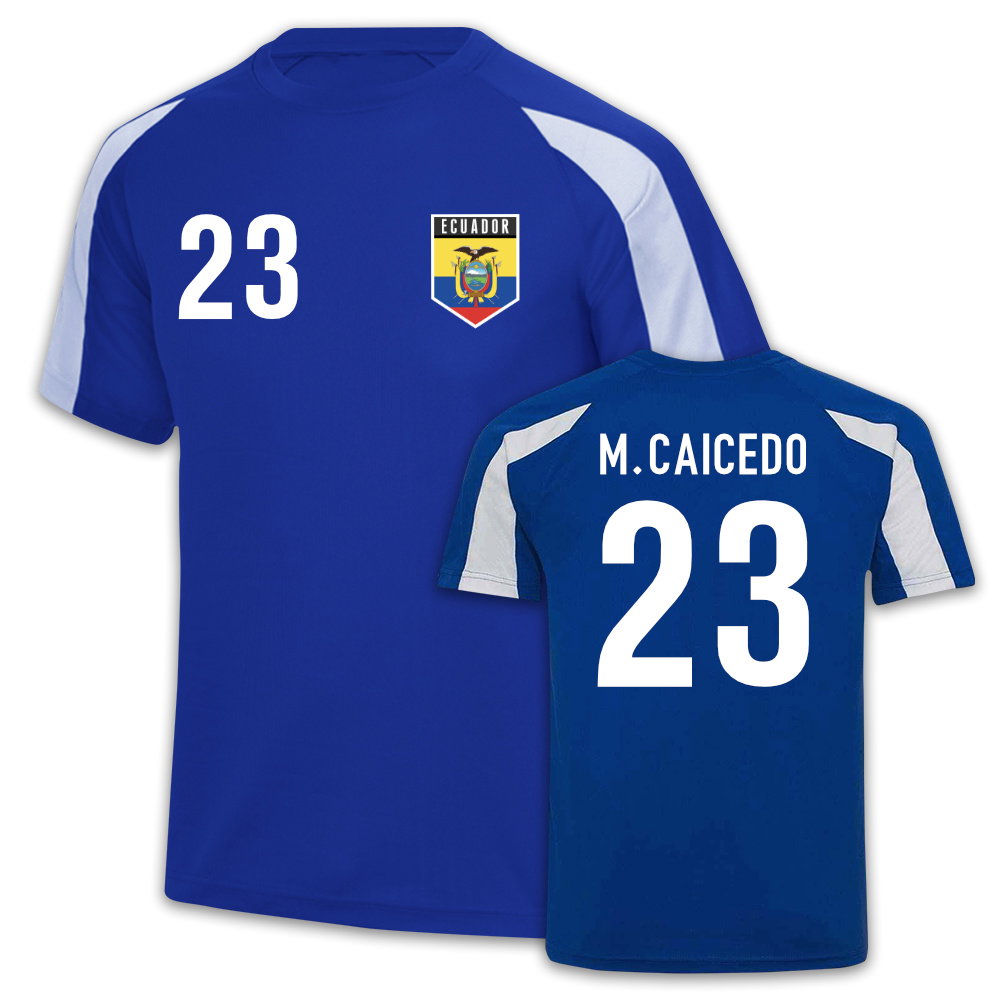 Moises Caicedo Ecuador Sports Training Jersey