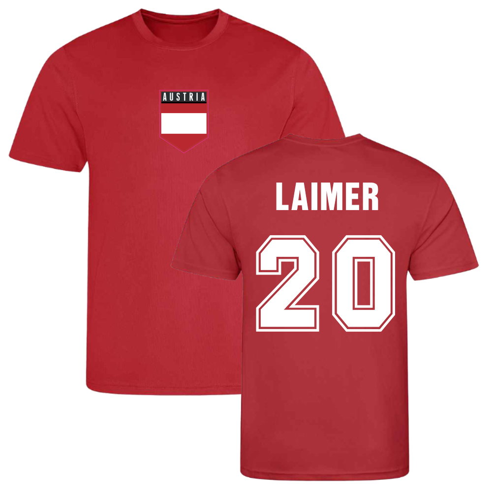 Konrad Laimer Austria Training Jersey (Red)