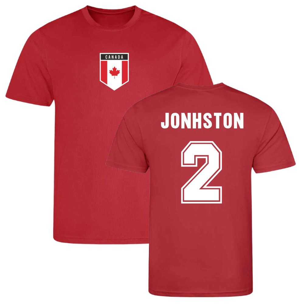 Alistair Johnston Canada Sports Training Jersey (Red)