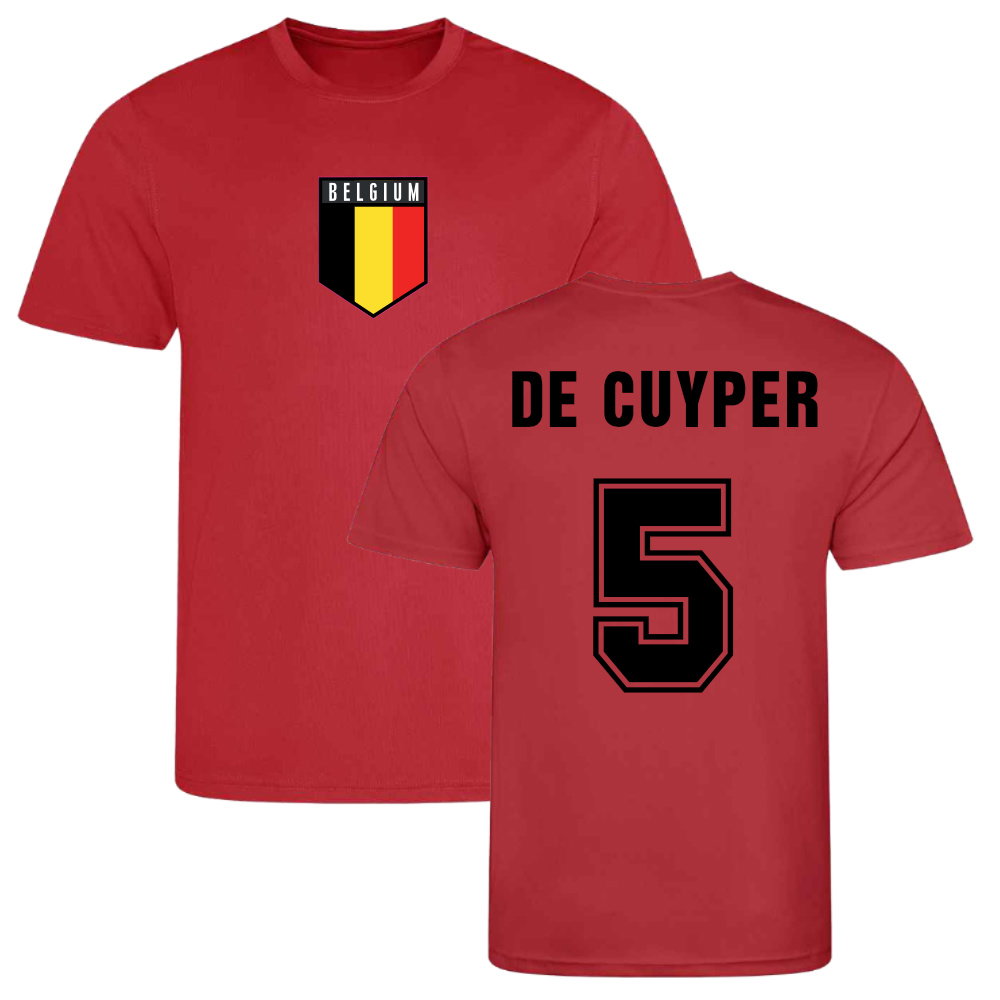Maxim De Cuyper Belgium Training Jersey (Red)
