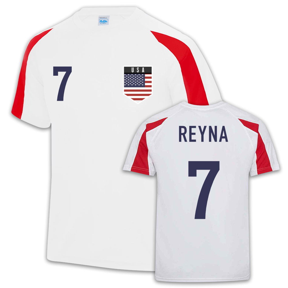 Gio Reyna USA Sports Training Jersey (White)