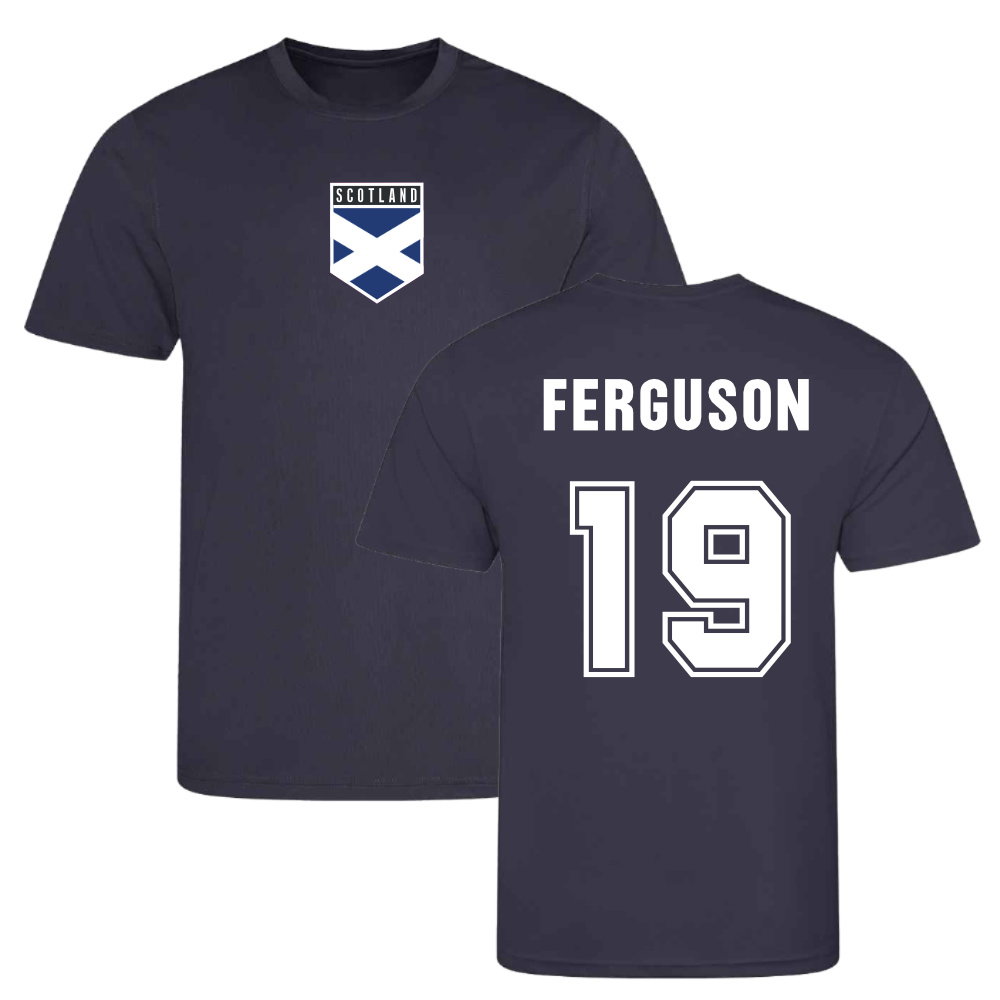 Lewis Ferguson Scotland Training Jersey (Navy)