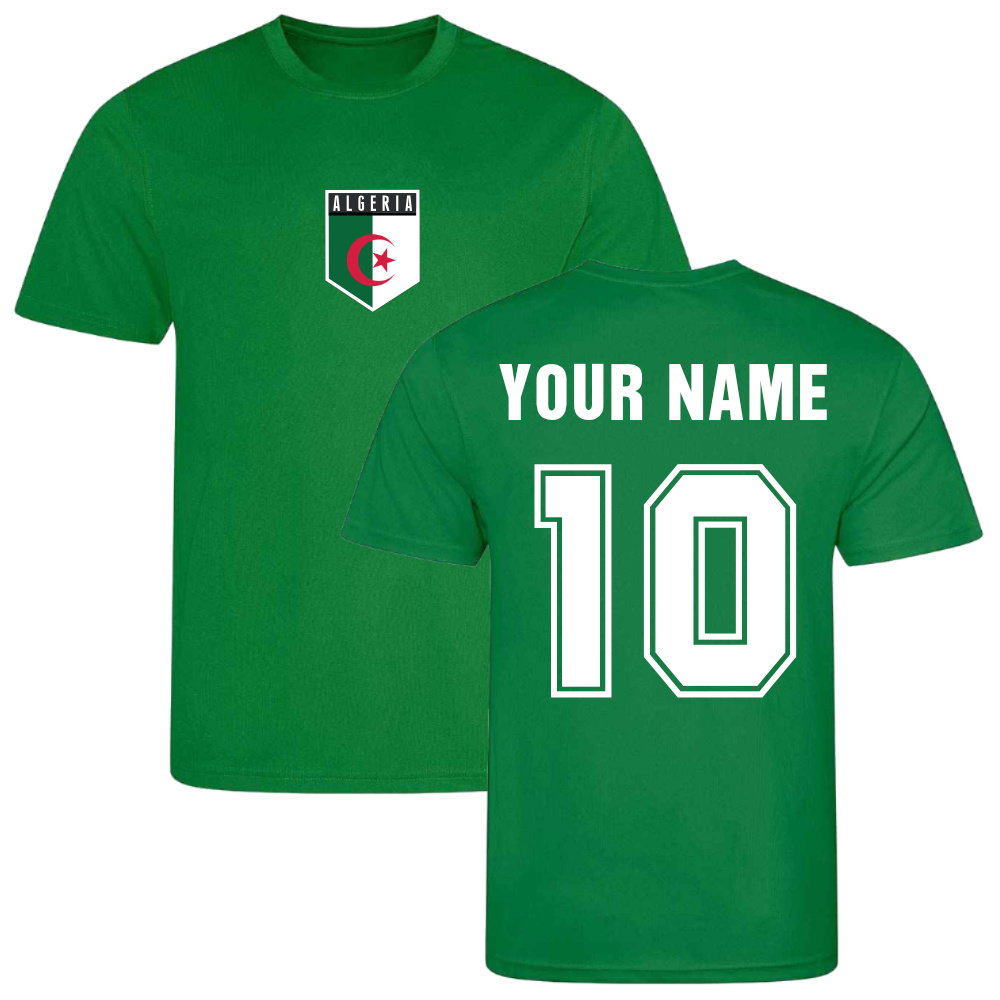 Your Name Algeria Training Jersey (Green)