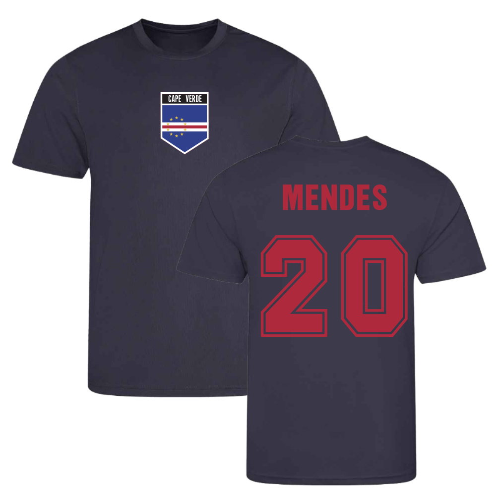 Ryan Mendes Cape Verde Training Jersey (Navy)
