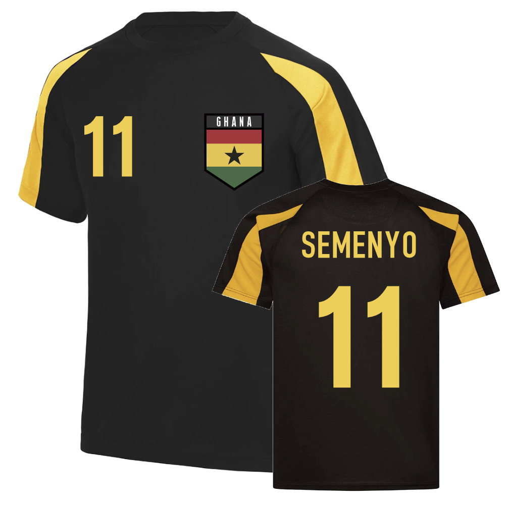 Antoine Semenyo Ghana Sports Training Jersey (Black)