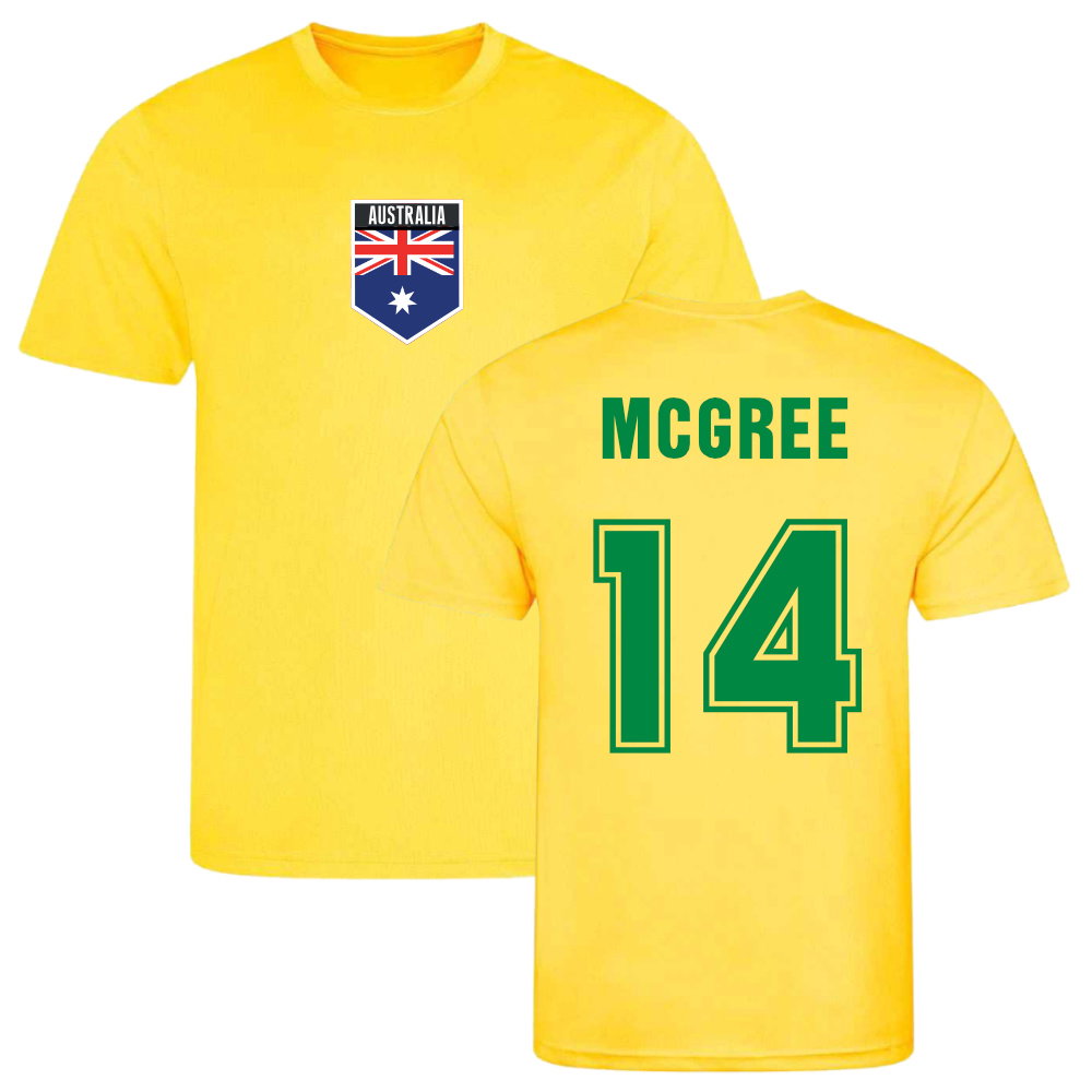 Riley McGree Australia Training Jersey (Yellow)