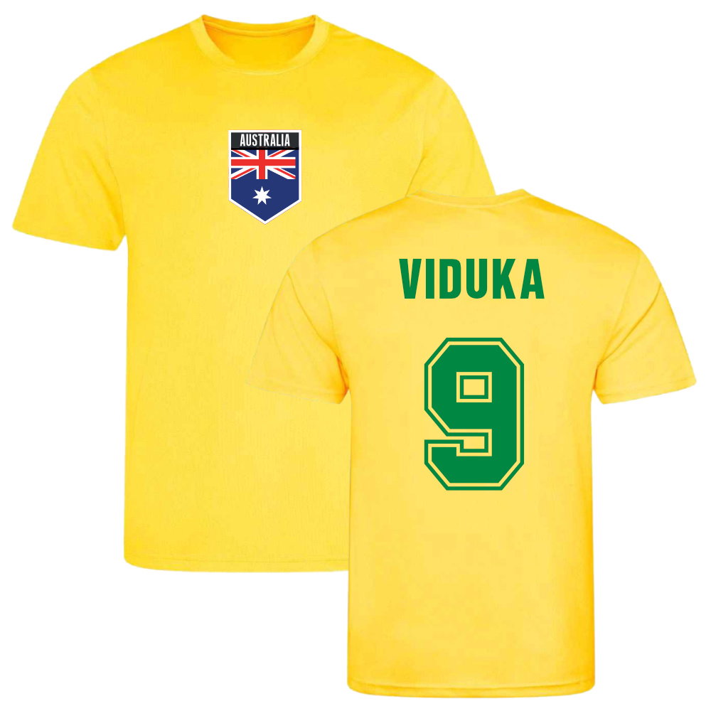 Mark Viduka Australia Training Jersey (Yellow)