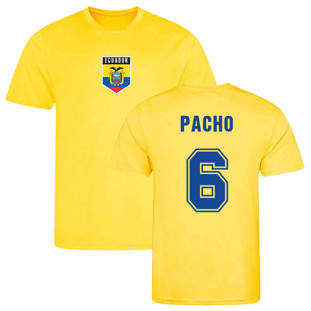 Willian Pacho Ecuador Training Jersey (Yellow)