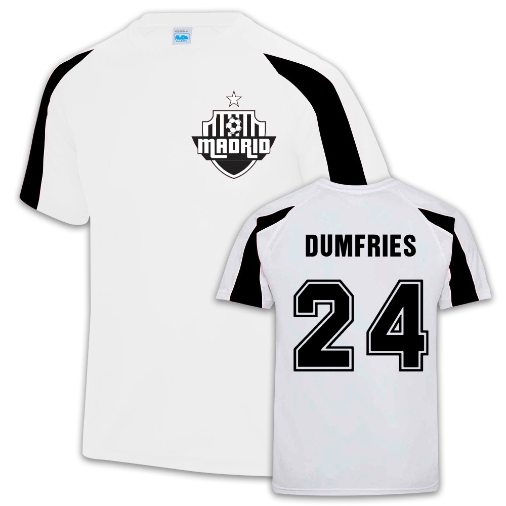 Dumfries Real Madrid Sport Training Jersey (White)
