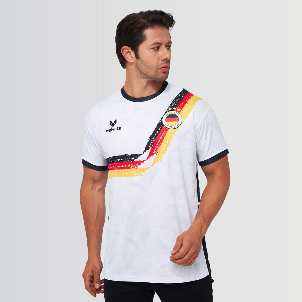 Germany Legacy Football Jersey (Wolvate) Adult Short Sleeve