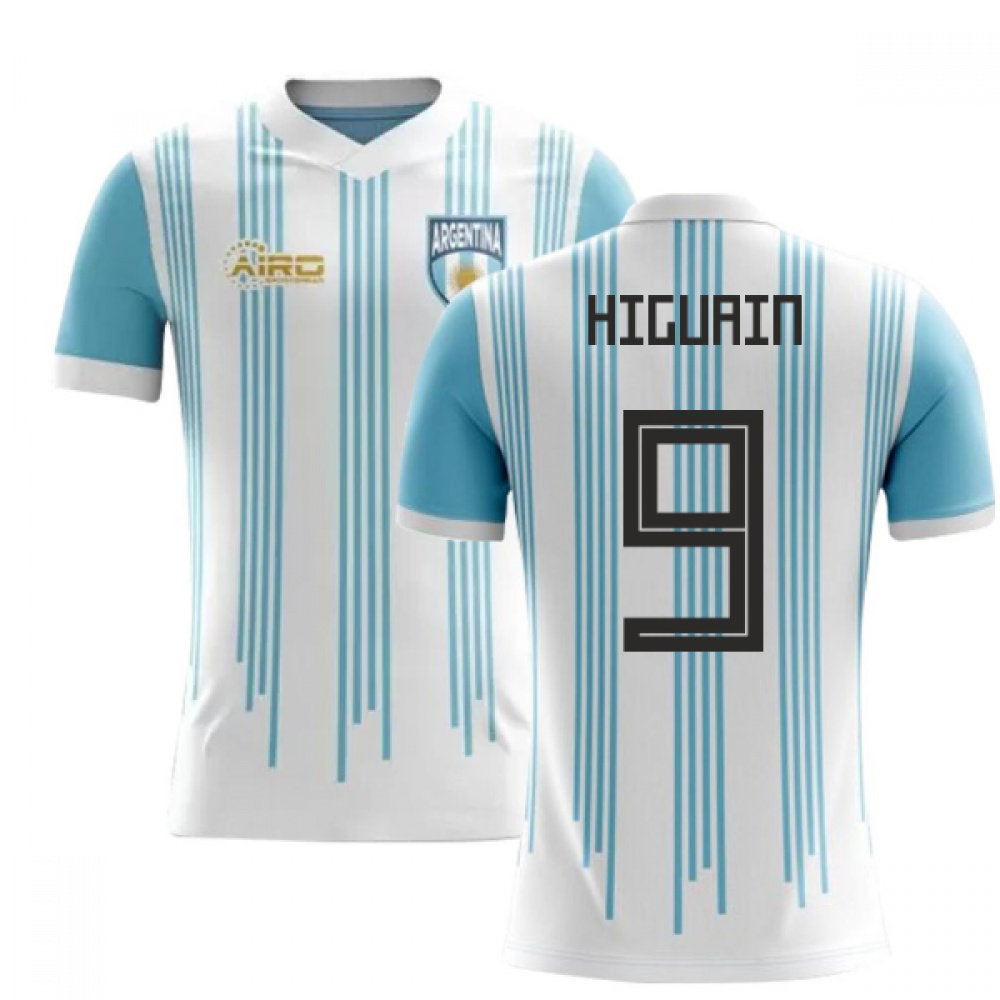 2025-2026 Argentina Home Concept Football Shirt (Higuain 9) - Kids