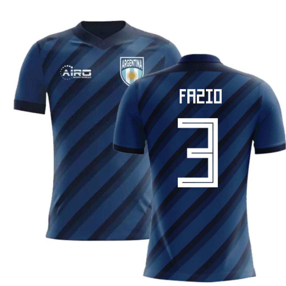 2025-2026 Argentina Away Concept Football Shirt (Fazio 3) - Kids