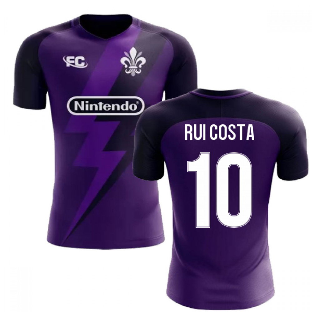 2025-2026 Fiorentina Fans Culture Home Concept Shirt (Rui Costa 10) - Kids