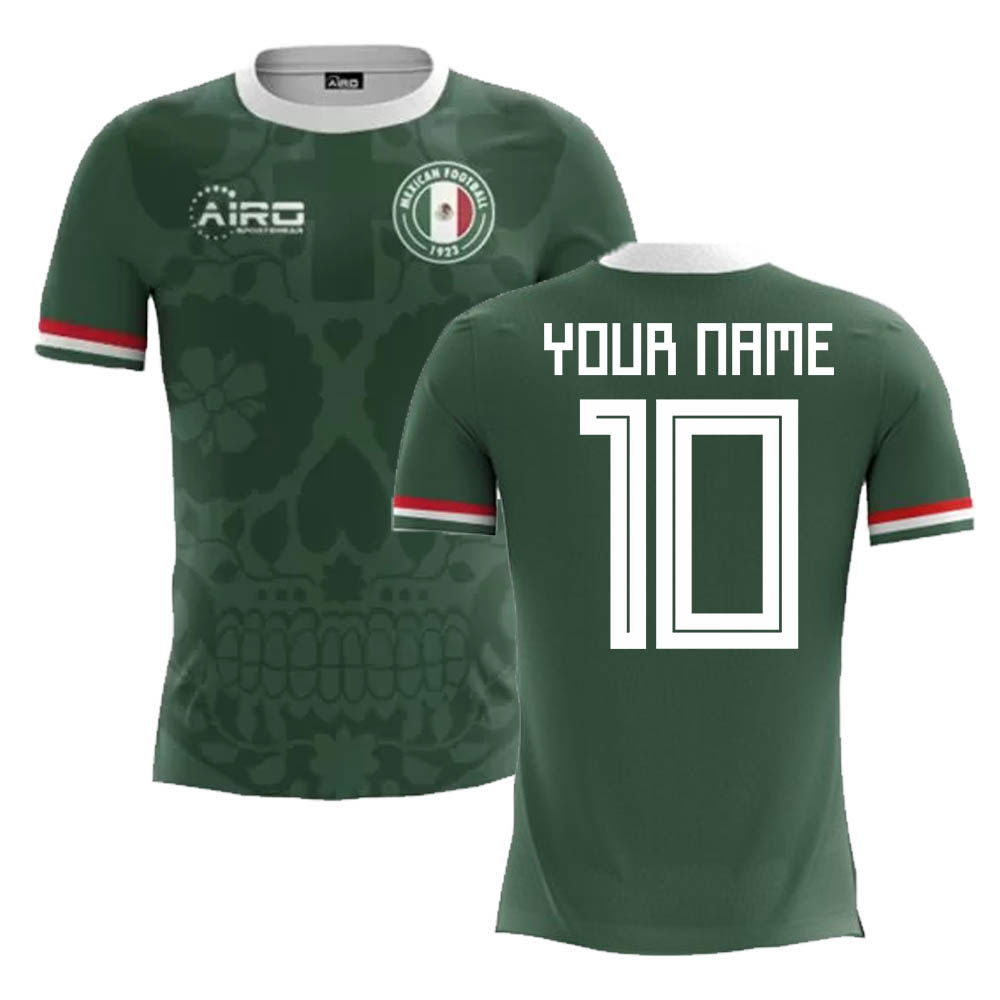 2025-2026 Mexico Home Concept Football Shirt (Your Name) -Kids
