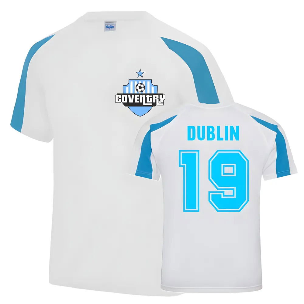Dion Dublin Coventry Sports Training Jersey (White)