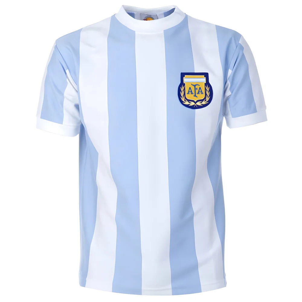 Argentina 1986 World Cup Retro Football Shirt