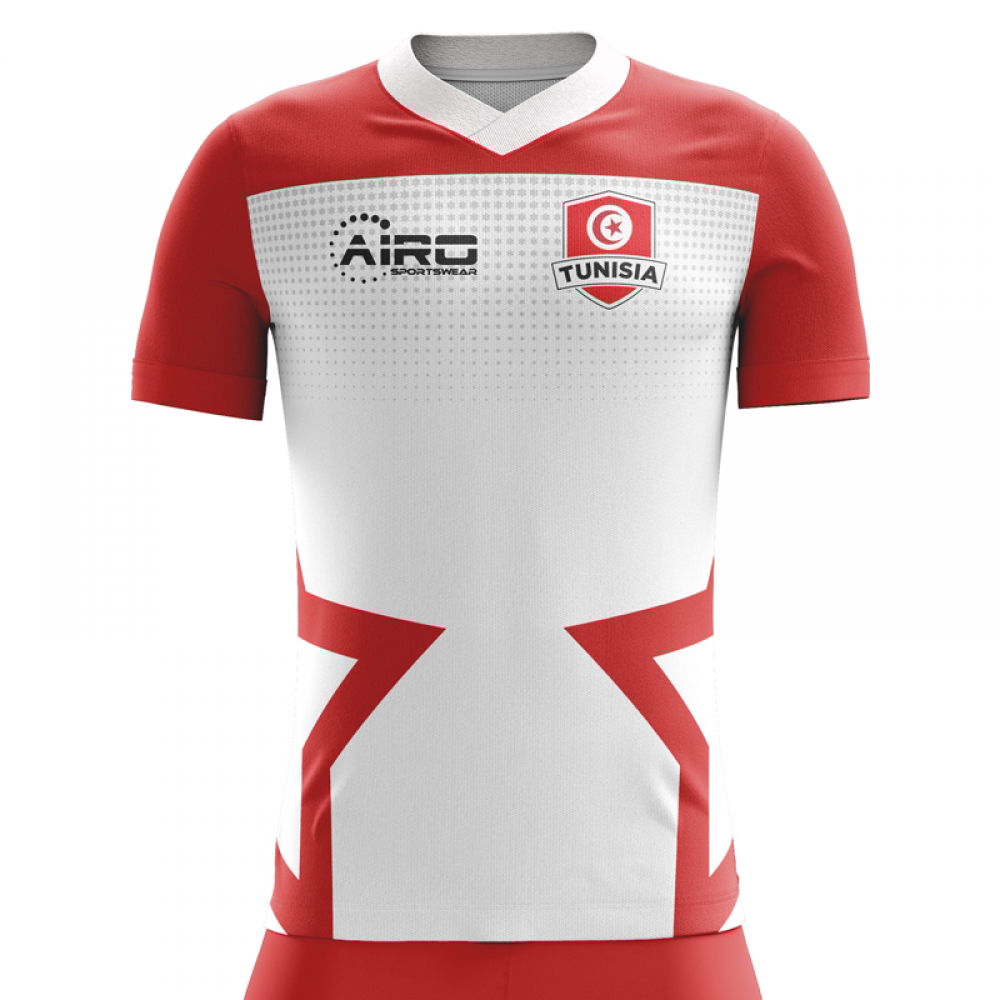 2025-2026 Tunisia Home Concept Football Shirt (Kids)