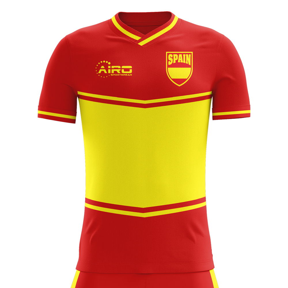 2025-2026 Spain Flag Home Concept Football Shirt - Baby