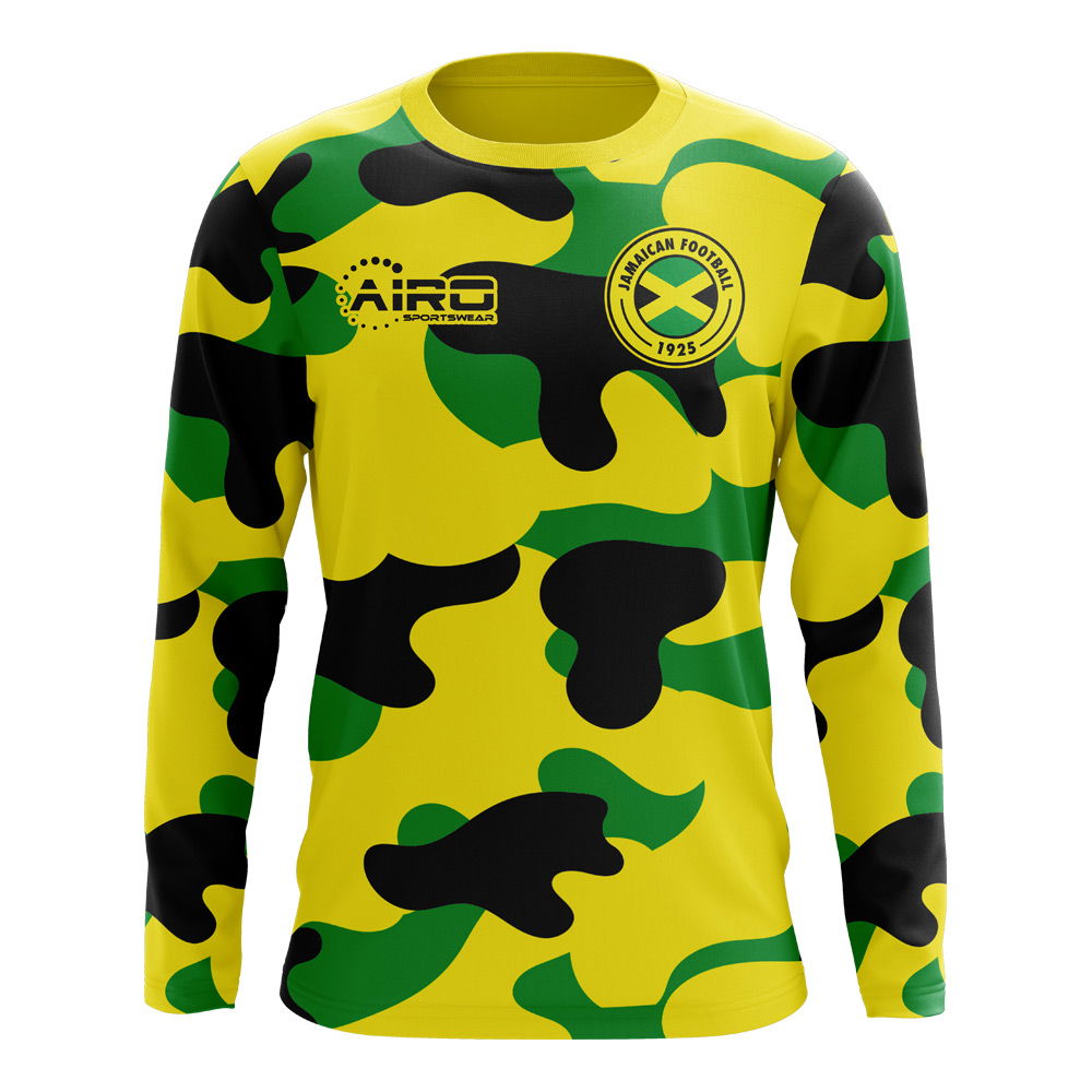 2024-2025 Jamaica Long Sleeve Home Concept Football Shirt (Kids)