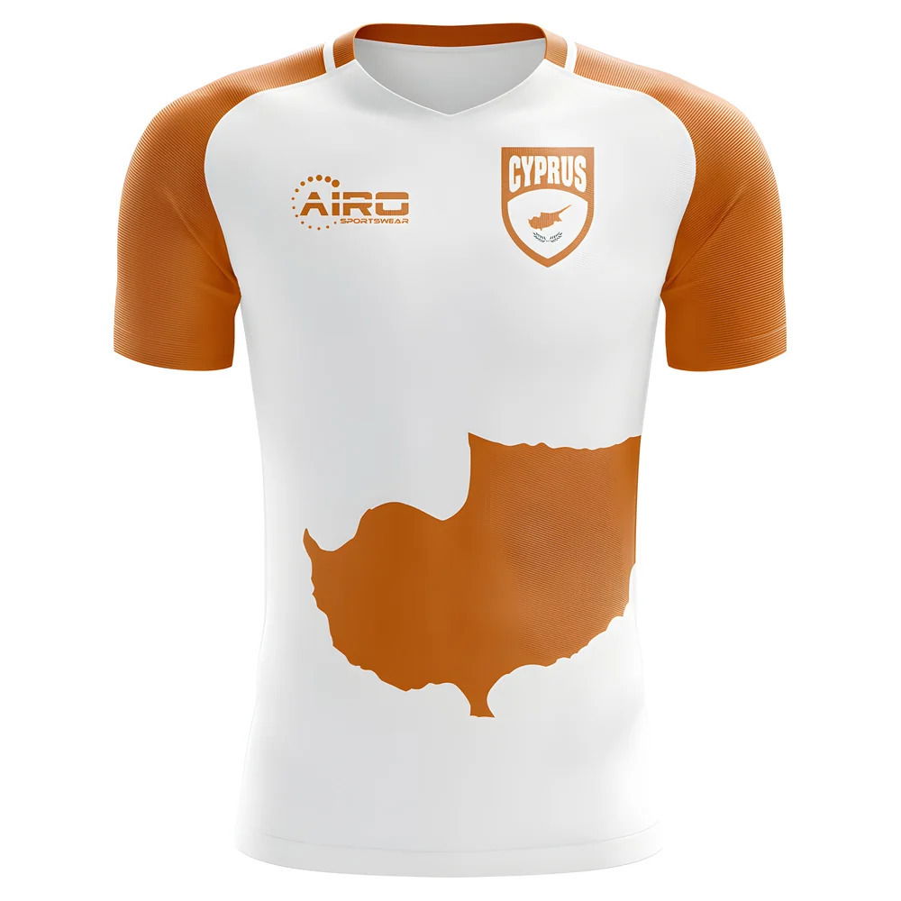 2025-2026 Cyprus Flag Home Concept Football Shirt (Kids)