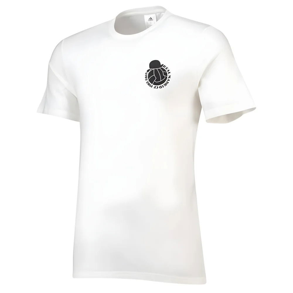 2018-2019 Real Madrid Adidas Graphic Tee (White) - Kids