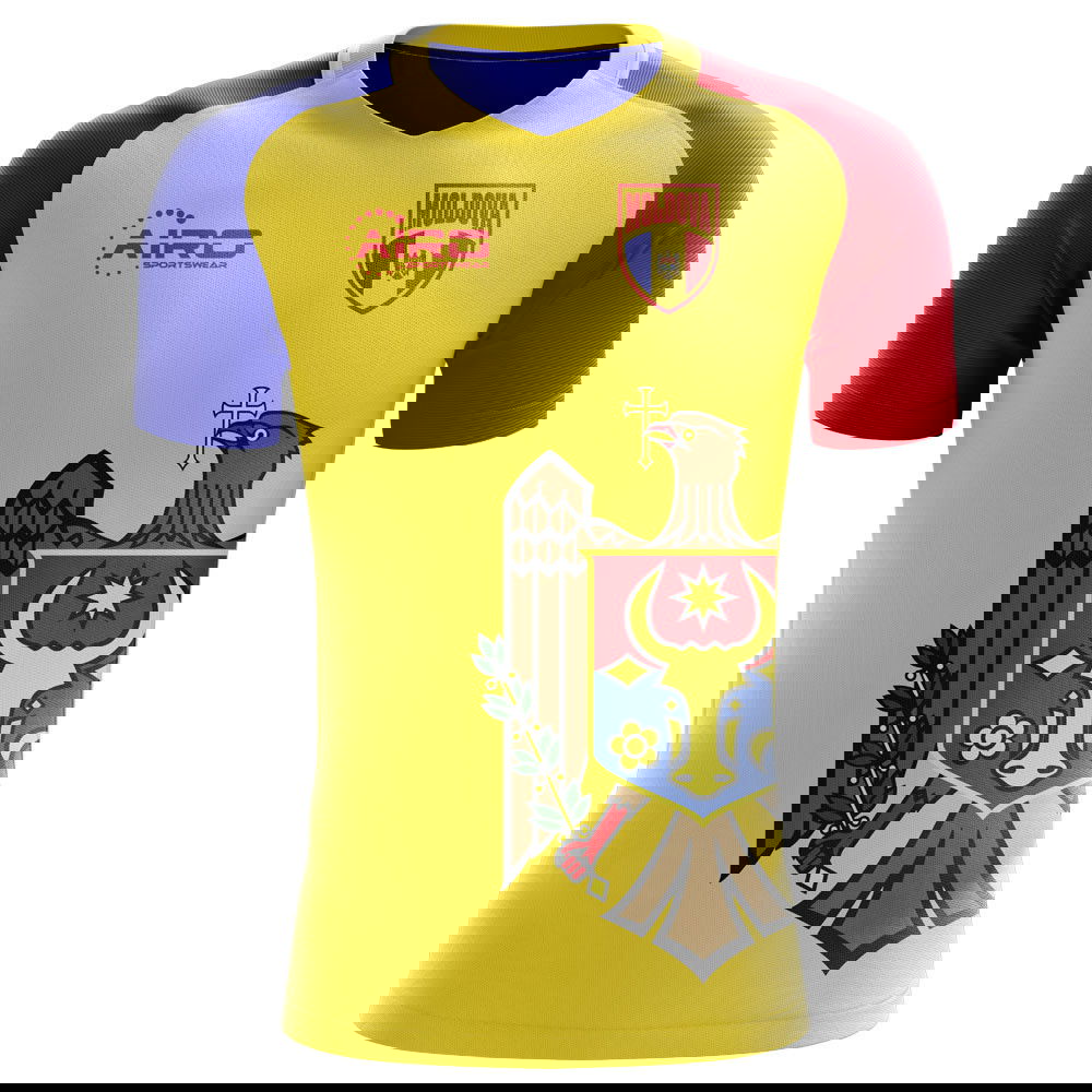 2025-2026 Moldova Home Concept Football Shirt (Kids)