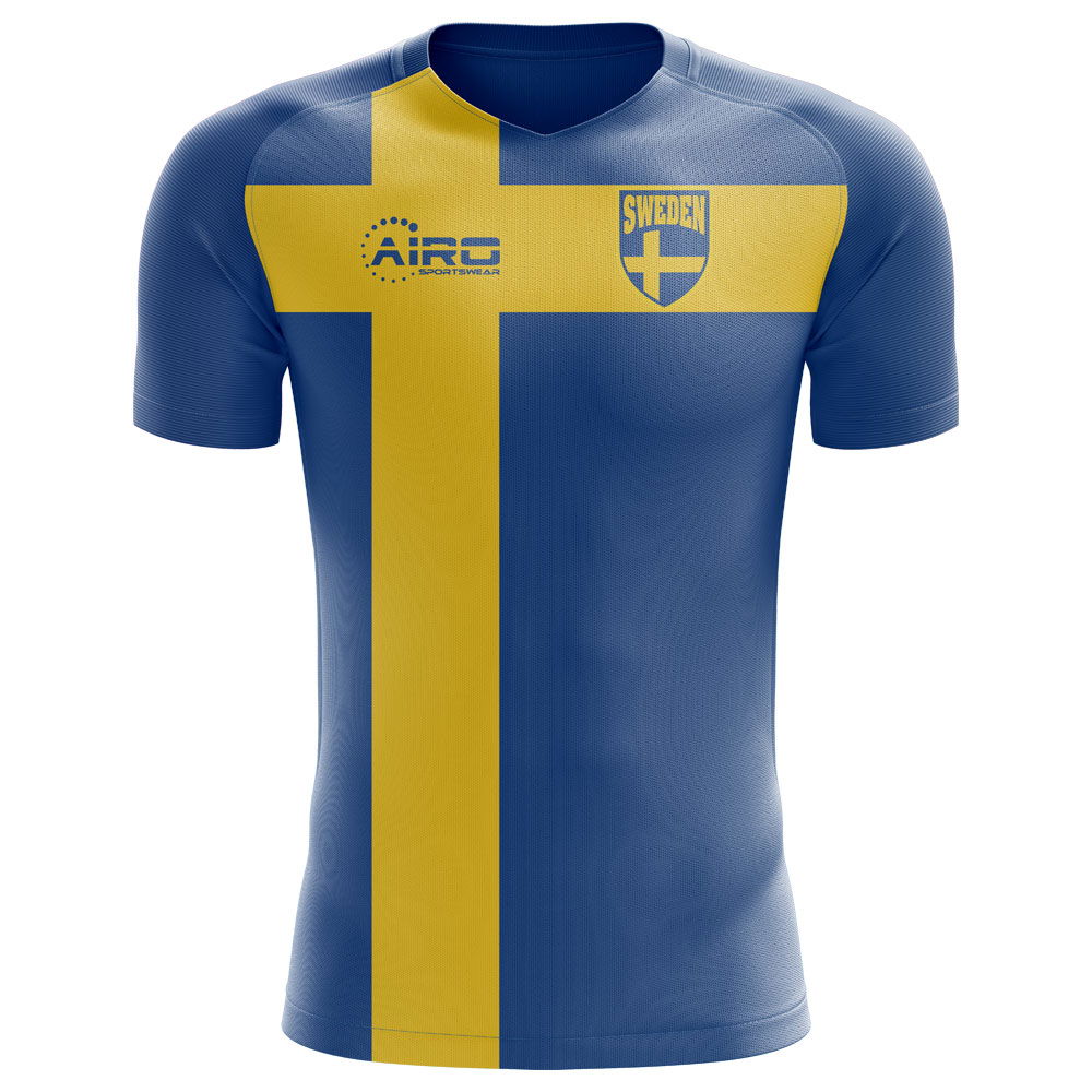 2025-2026 Sweden Flag Concept Football Shirt