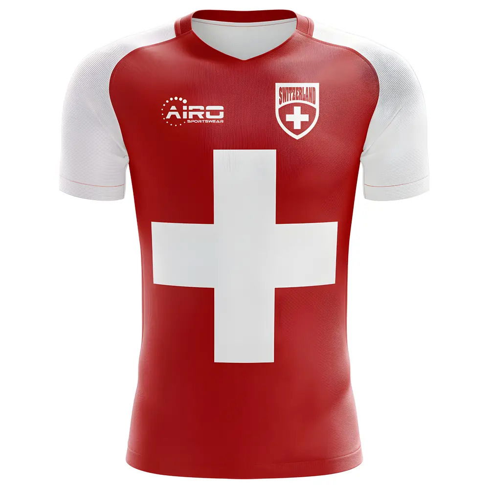 2025-2026 Switzerland Flag Concept Football Shirt (Kids)