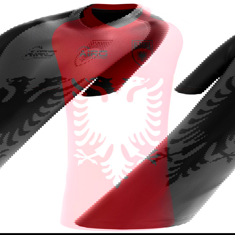 2025-2026 Albania Flag Concept Football Shirt (Kids)