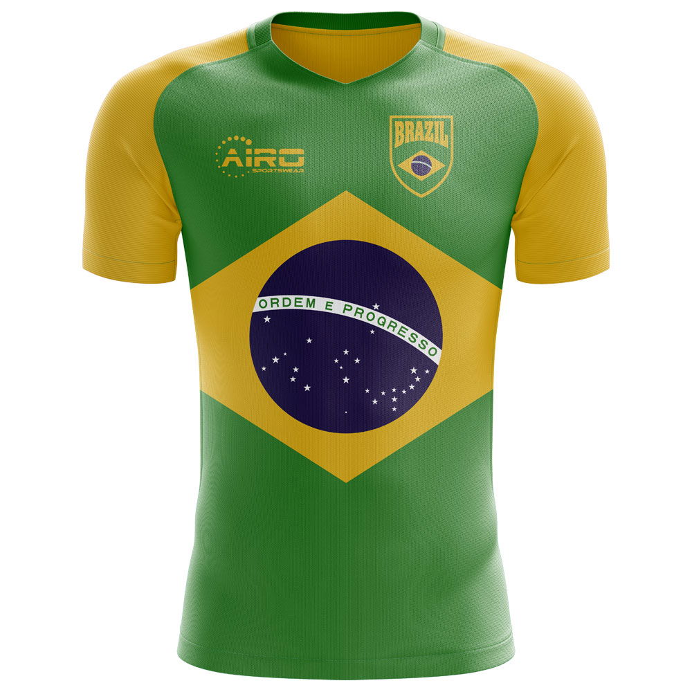 2025-2026 Brazil Flag Concept Football Shirt