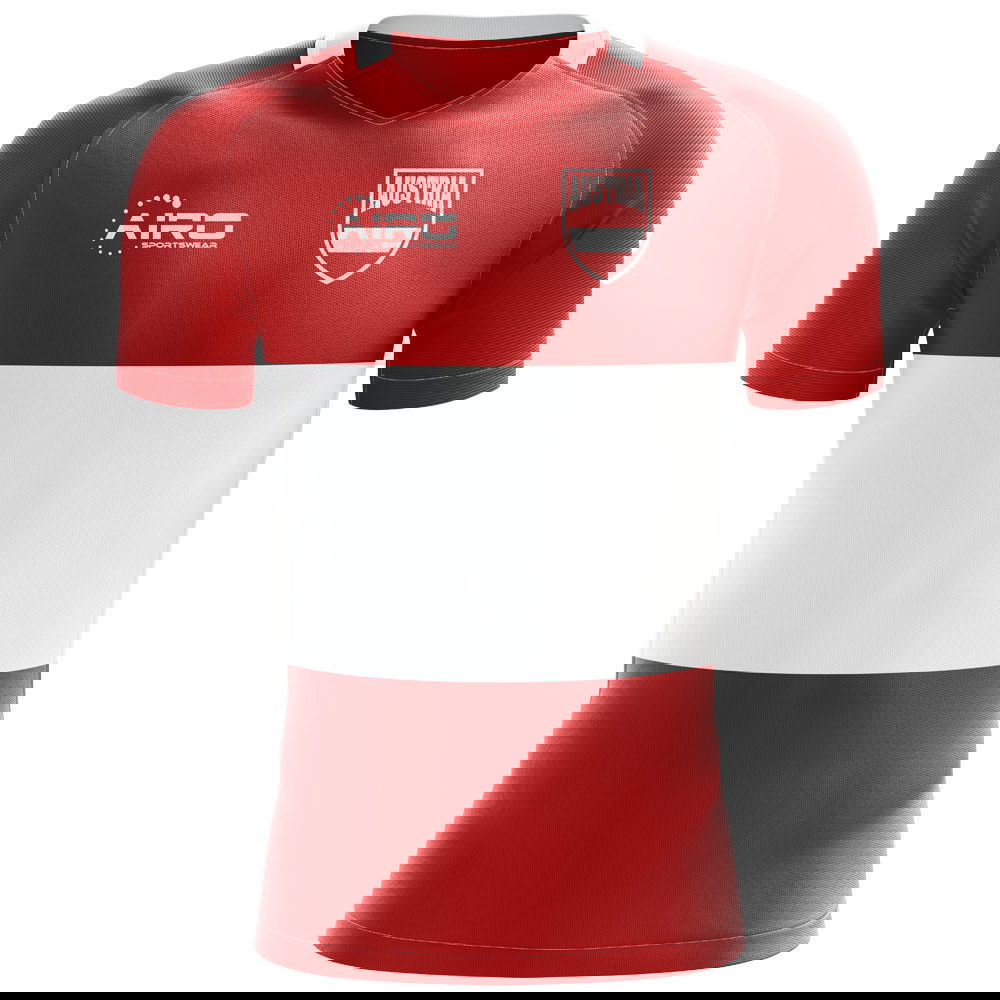2025-2026 Austria Flag Concept Football Shirt (Kids)