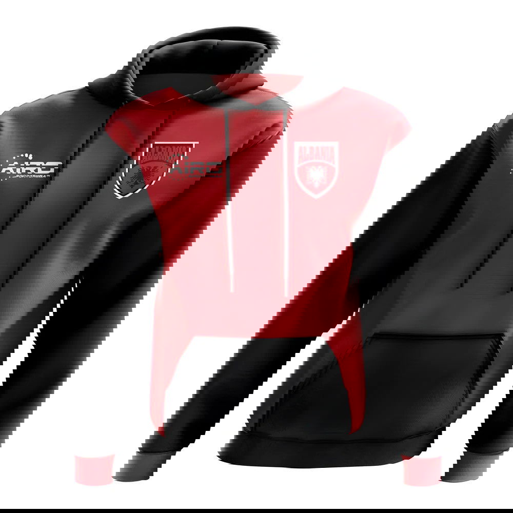 Albania Concept Country Football Hoody (Red)