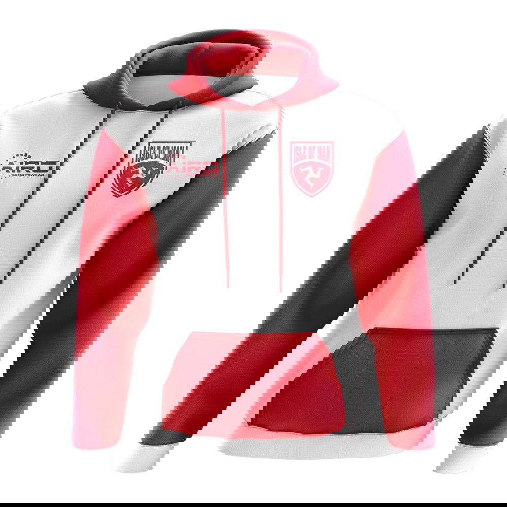 Isle Of Man Concept Country Football Hoody (White)