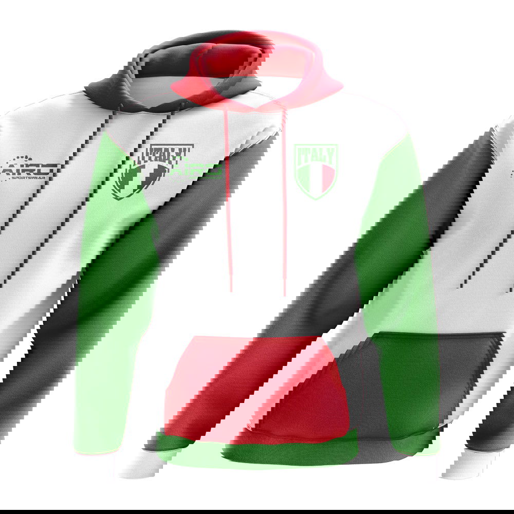 Italy Concept Country Football Hoody (White)