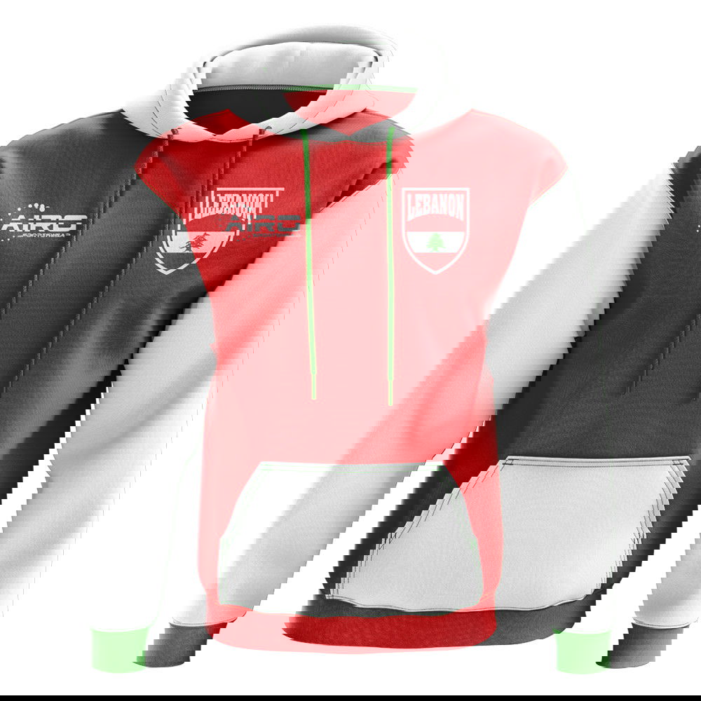 Lebanon Concept Country Football Hoody (Red)