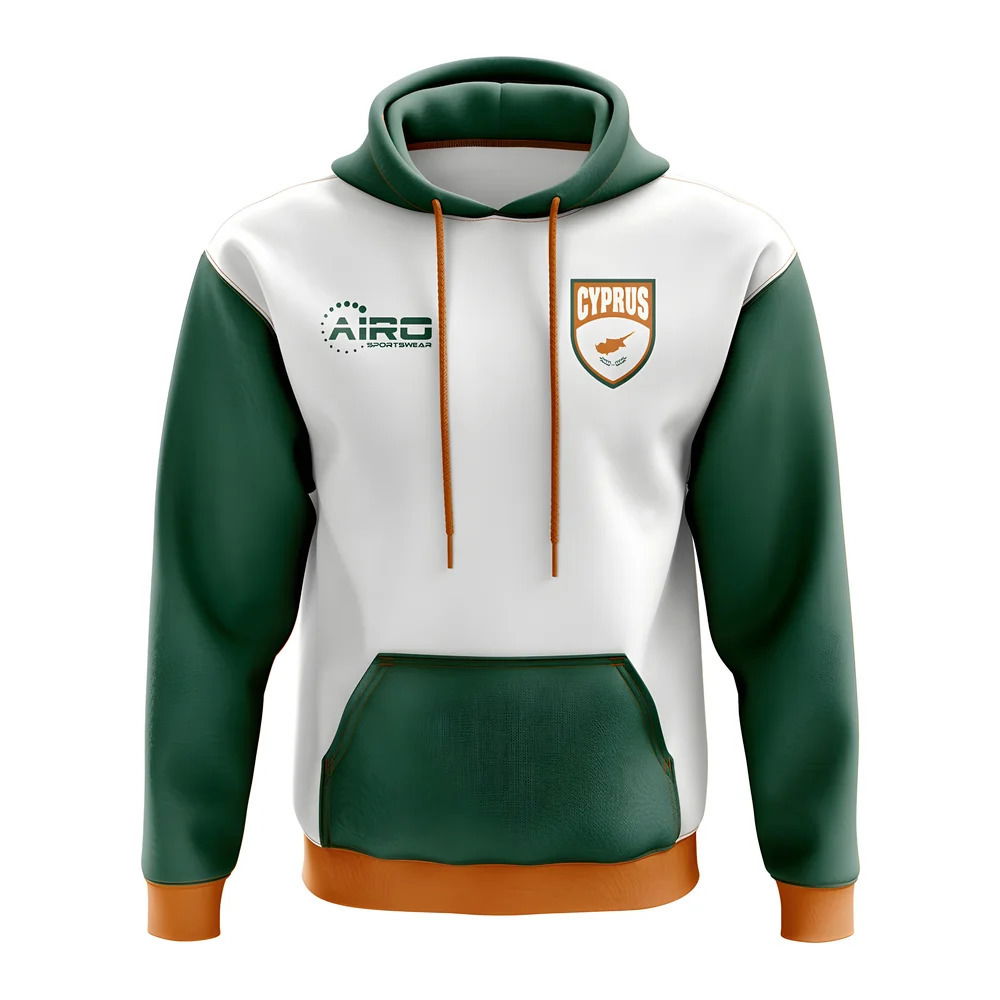 Cyprus Concept Country Football Hoody (White)