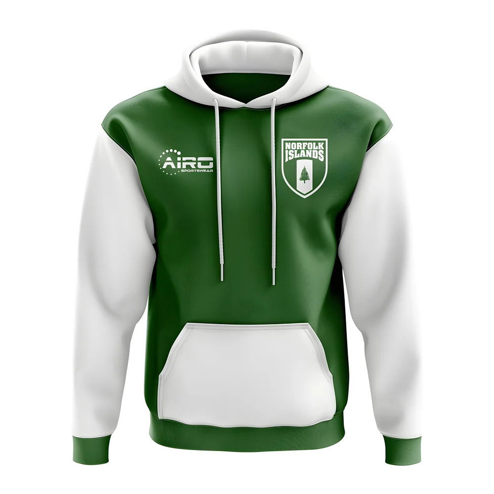 Norfolk Islands Concept Country Football Hoody (Green)