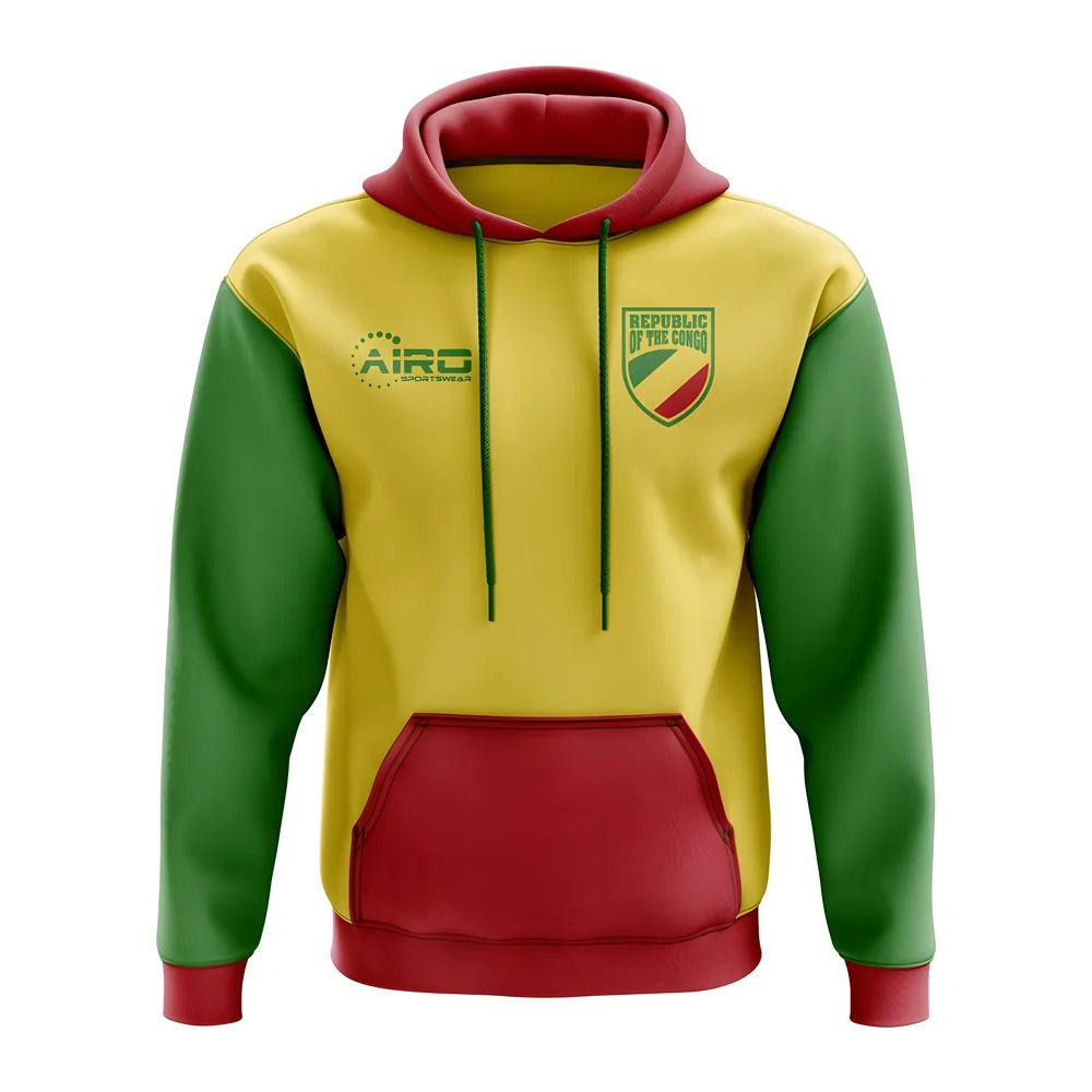 Republic Of Congo Concept Country Football Hoody (Yellow)