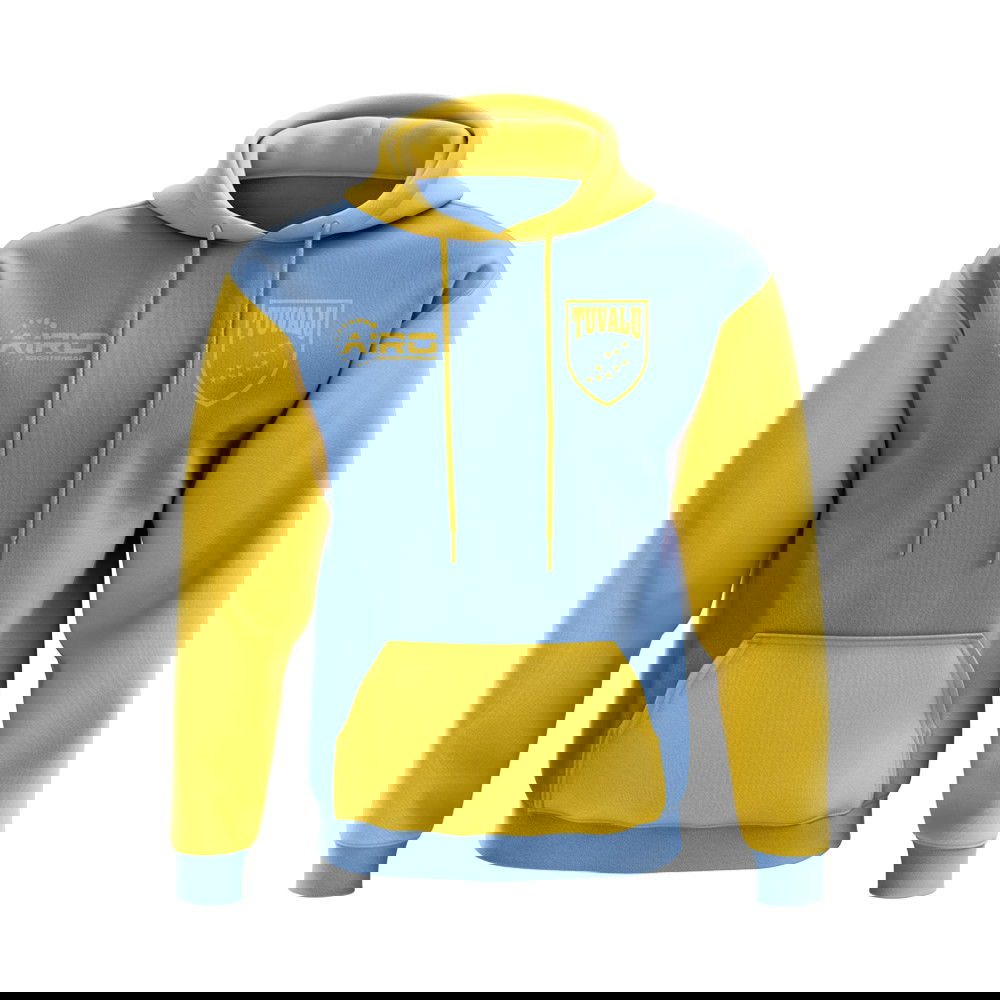 Tuvalu Concept Country Football Hoody (Sky)