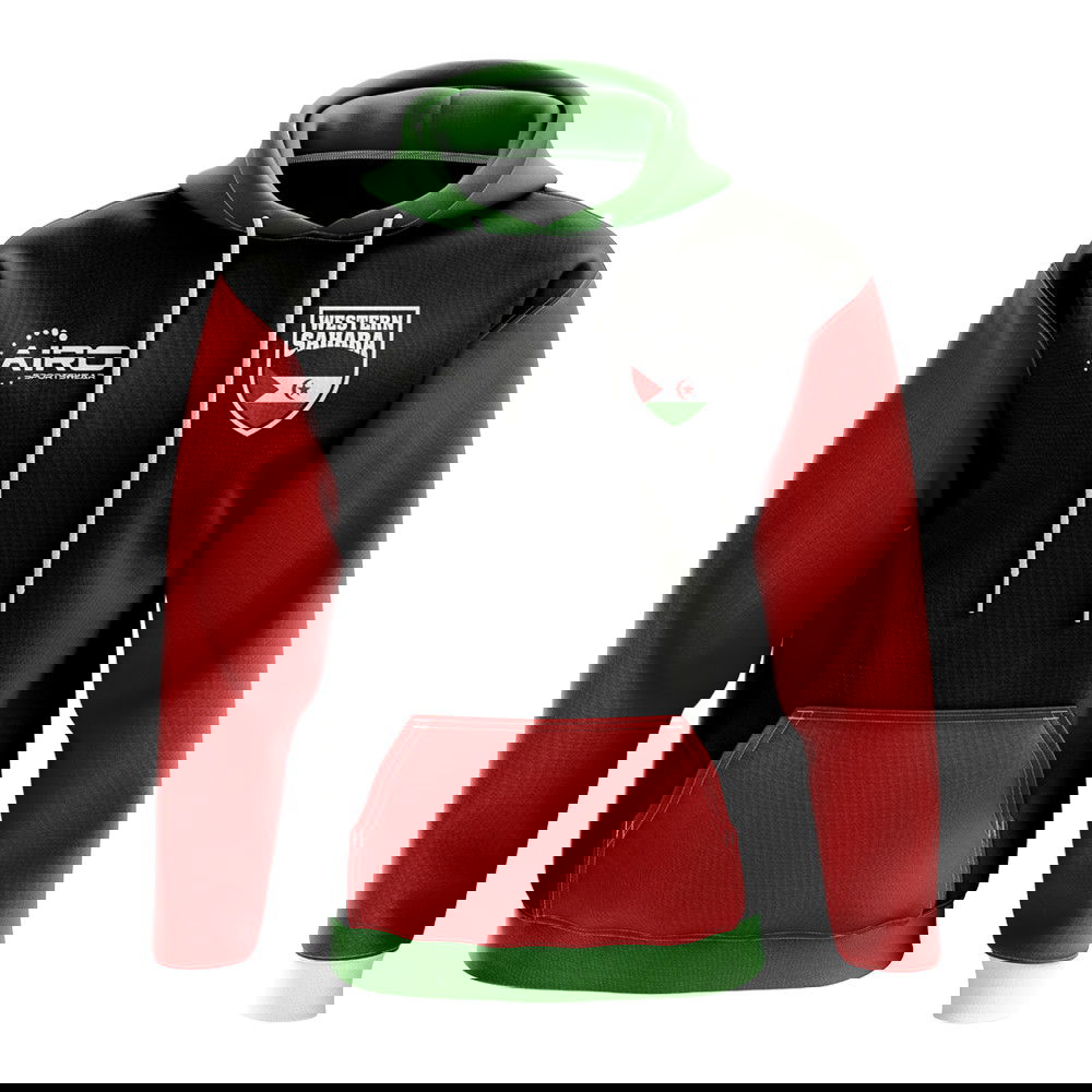 Western Sahara Concept Country Football Hoody (Black)